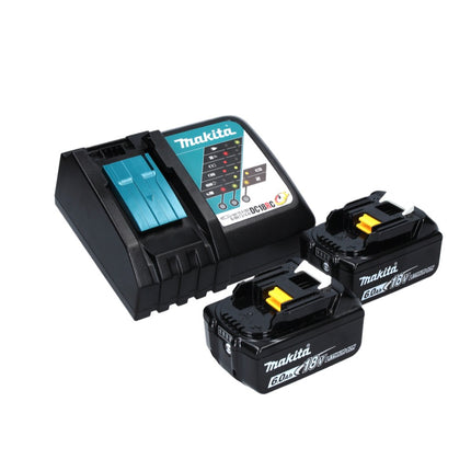 Makita DHR 280 RG cordless hammer drill 36 V ( 2x 18 V ) 2.8 J SDS-plus Brushless + 2x rechargeable battery 6.0 Ah + charger