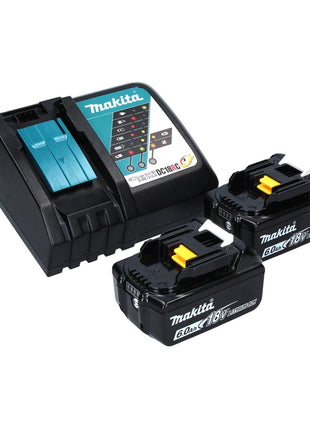 Taladro percutor inalámbrico Makita DHP 483 RGJ 18 V 40 Nm + 2x baterías 6,0 Ah + cargador + Makpac