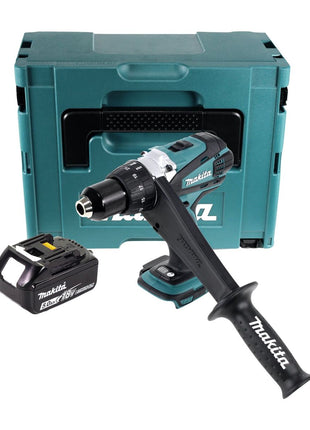 Makita DDF 458 T1J taladro atornillador inalámbrico 18 V 91 Nm + 1x batería 5,0 Ah + Makpac - sin cargador