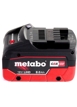 Metabo MKS 18 LTX 58 Akku Metall Handkreissäge 18 V 165 mm + 1x Akku 8,0 Ah + MetaLoc - ohne Ladegerät