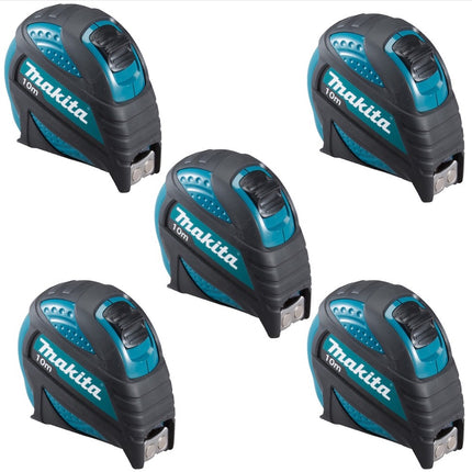 Makita 5x B-57168 Taśma miernicza 10 m z hakami magnetycznymi