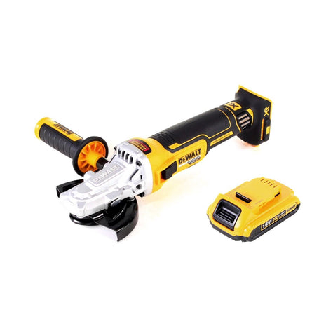 Amoladora angular a batería DeWalt DCG 405 FN 18 V 125 mm sin escobillas + 1x batería 2,0 Ah - sin cargador