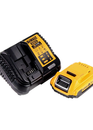 Amoladora angular a batería DeWalt DCG 405 FD1 18 V 125 mm sin escobillas + 1x batería 2,0 Ah + cargador