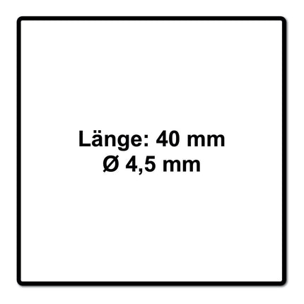 SPAX Universal Screw 4.5 x 40 mm - Partial Thread - Countersunk Head - T-STAR plus - 4Cut - WIROX - 1000 pcs. (5x 0191010450403)