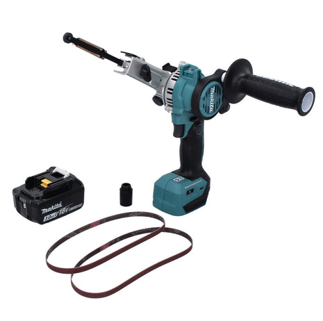 Makita DBS 180 F1 Akku Bandfeile 18 V 9 x 533 mm Brushless + 1x Akku 3,0 Ah - ohne Ladegerät - Toolbrothers