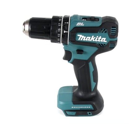 Makita DLX 2334 J Set 18V con: DHP 485 50 Nm Brushless + DGA 504 125 mm Brushless + 3x Batterie 3,0 Ah + Caricabatterie + Valigetta Makpac