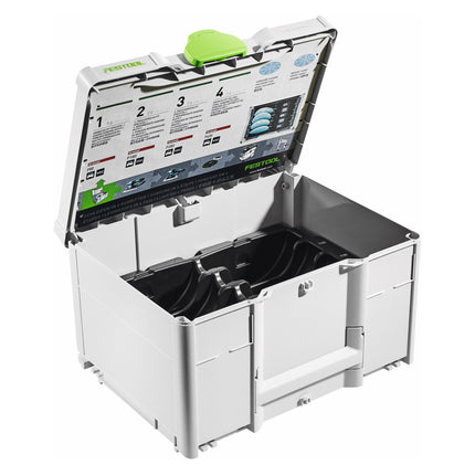 Festool SYS-STF D 150 4S Systainer³ ( 576843 ) Systemkoffer mit Einlage für Schleifmittel Ø 150 mm