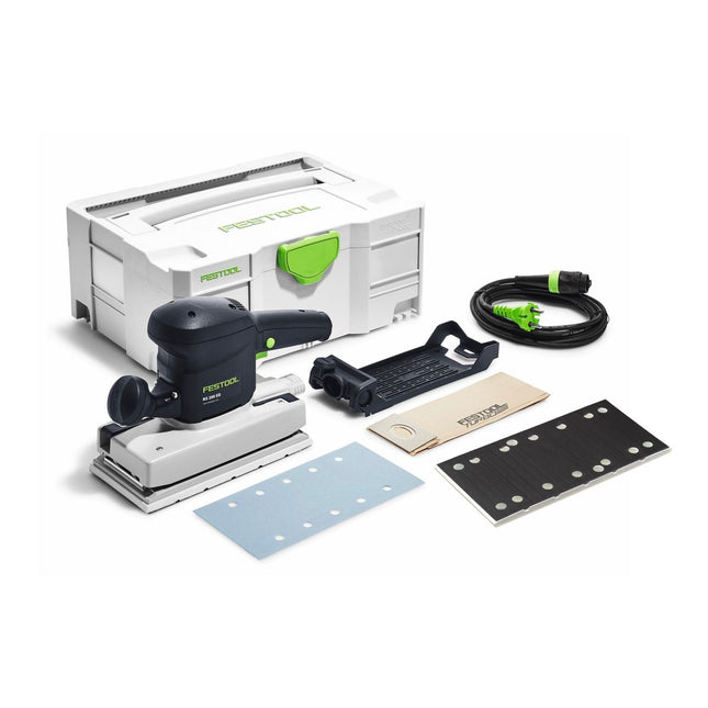 Festool RS 200 EQ-Plus Rutscher Schwingschleifer  330 W 115 x 225 mm ( 567841 ) + Schleifschuh SSH STF 115x225/10 ( 483679 ) + Systainer