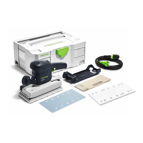 Lijadora orbital deslizante Festool RS 200 EQ-Plus 330 W 115 x 225 mm (567841) + zapata de lijado SSH-115x225/10 (489629) + Systainer