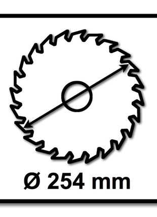 Festool special circular saw blade set 2x TF80 A 254 x 2.4 x 30 mm ( 2x 575978 ) for TKS 80 table saw