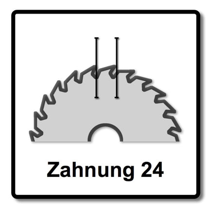 Zestaw tarcz pilarskich Festool Panther 2x PW24 254 x 2,4 x 30 mm ( 2x 575974 ) do pilarki stołowej TKS 80