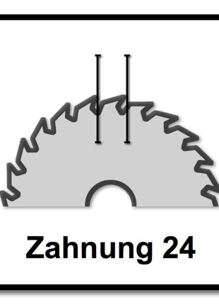 Festool Panther Kreissägeblatt Set 3x PW24 254 x 2,4 x 30 mm ( 3x 575974 ) für TKS 80 Tischkreissäge