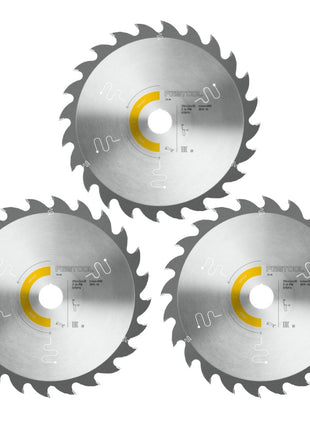 Festool Panther circular saw blade set 3x PW24 254 x 2.4 x 30 mm ( 3x 575974 ) for TKS 80 table saw