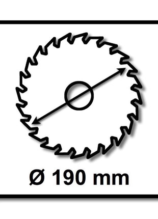 Festool special circular saw blade set TF58 2x 190 x 2.6 mm 190 mm ( 2x 492051 ) 58 teeth