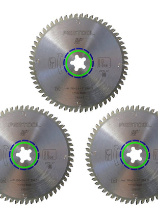 Festool special circular saw blade set TF58 3x 190 x 2.6 mm 190 mm ( 3x 492051 ) 58 teeth