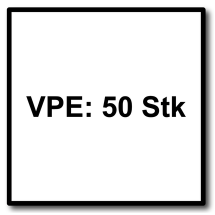 HECO MULTI MONTI plus F Vis d'ancrage 6,0x80mm, Vis à béton, Tête fraisée, T-Drive, Zinguée bleue, A2K, 50 pcs. (48501)