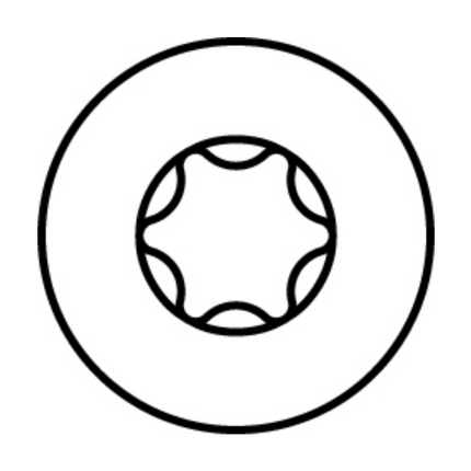 HECO MULTI MONTI plus F Screw Anchor 6,0x100mm, Concrete Screw, Countersunk Head, T-Drive, Blue Zinc Plated, A2K, 50 pcs. (48503)