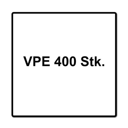 HECO MULTI MONTI plus SS Schraubanker 7,5 x 40 mm 400 Stück ( 4x 48389 ) Betonschraube Sechskantkopf mit angepresster Scheibe verzinkt blau A2K