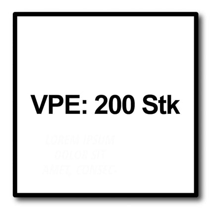 HECO MULTI MONTI plus MS Schraubanker 7,5 x 35 mm 200 Stück ( 2x 49827 ) Betonschraube flacher Rundkopf T-Drive verzinkt blau A2K