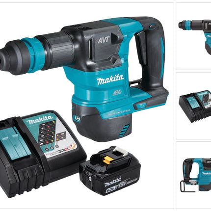 Makita DHK 180 RG1 Akku Meisselhammer 18 V 3 1 J SDS Plus Brushless 1x Akku 6 0 Ah Ladegeraet  0 - toolbrothers