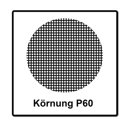 Discos de lijado Mirka BASECUT 150 mm P60 50 piezas (2261105060) Agarre 15 agujeros