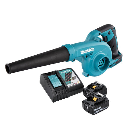 Makita DUB 185 RT Akku Laubbläser Gebläse 18 V + 2x Akku 5,0 Ah + Ladegerät