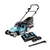 Makita DLM 382 PT2 cordless lawn mower 36 V ( 2x 18 V ) 38 cm 40 l + 2x battery 5.0 Ah + double charger + sickle blade