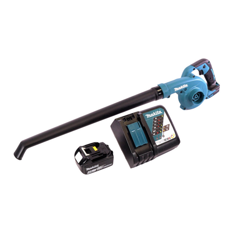 Soplador de hojas a batería Makita DUB 186 RM1 18 V + 1x batería 4,0 Ah + cargador