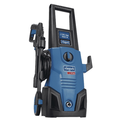 Scheppach HCE1600 Pulitore ad alta pressione 1600 Watt ( 5907713903 ) 135 bar + Accessori