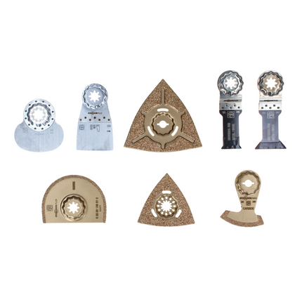 Juego profesional FEIN Starlock Max calefacción / fontanería (35222967140) 8 piezas para Multimaster