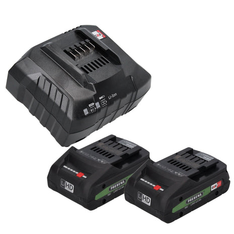 Prebena Set de Batteries 18V avec 2x Batteries LiHD 4Ah + Chargeur 12-36 CAS System