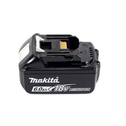 Makita DTW 180 G1J cordless impact wrench 18 V 180 Nm 3/8" brushless + 1x battery 6.0 Ah + Makpac - without charger