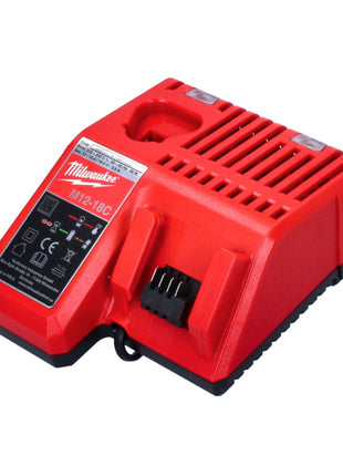 Kit de arranque de batería Milwaukee M18 B2 18 V 2x 2,0 Ah (2x 4932430062) + cargador M12-18C 12 - 18 V (4932352959)