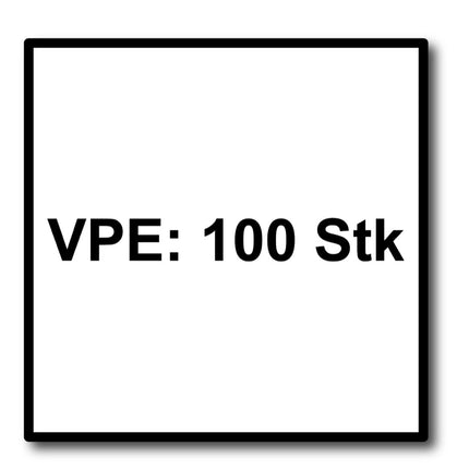 HECO TOPIX plus tornillos profesionales para construcción en madera 8,0 x 80 mm 100 piezas (2x 61245) tornillo para madera totalmente roscado, cabeza con arandela, accionamiento en T, galvanizado azul, A3K