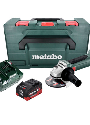 Amoladora angular a batería Metabo W 18 LTX 125 18 V 125 mm + 1x batería 10,0 Ah + cargador + metaBOX