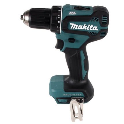 Makita DDF 485 RF1 taladro atornillador inalámbrico 18 V 50 Nm sin escobillas + 1x batería 3,0 Ah + cargador + juego de puntas 40 piezas