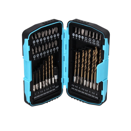 Makita DDF 485 Z Cordless Drill driver 50 Nm, 18V, brushless + 40 pcs. Bits set - without battery, without charger