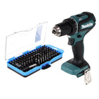 Makita DDF 485 Z Cordless Drill driver 50 Nm, 18V, brushless + 100 pcs. Bits set - without battery, without charger