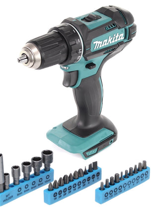 Makita DDF 482 Z Cordless Drill Driver 62Nm 18V + Socket spanner set - 26 pcs. - without battery, without charger