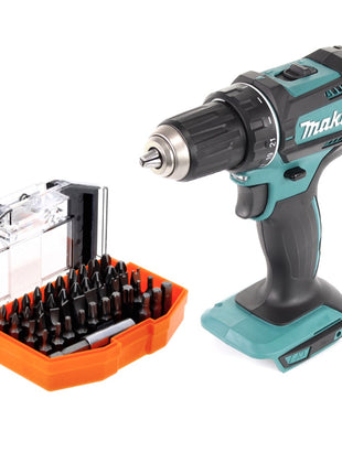 Makita DDF 482 Z Cordless Drill Driver 62Nm 18V + Bit set - 44 pcs. - without battery, without charger