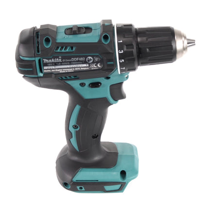 Makita DDF 482 Z Cordless Drill Driver 62Nm 18V + Bit set - 44 pcs. - without battery, without charger
