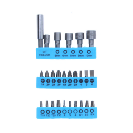 Makita DDF 458 RF1 taladro atornillador inalámbrico 18 V 91 Nm + 1x batería 3,0 Ah + cargador + juego de puntas 26 piezas