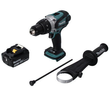 Makita DHP 458 M1 trapano a percussione a batteria 18 V 91 Nm + 1x batteria ricaricabile 4,0 Ah - senza caricabatterie