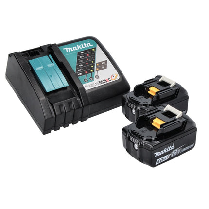Makita DHP 458 RM trapano a percussione a batteria 18 V 91 Nm + 2x batteria ricaricabile 4,0 Ah + caricabatterie