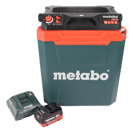 Frigorifero a batteria Metabo KB 18 BL 18 V con funzione di mantenimento del calore 28 l senza spazzole + 1x batteria ricaricabile 8,0 Ah + caricabatterie