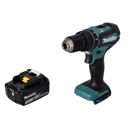 Makita DHP 485 M1 cordless impact drill 18 V 50 Nm brushless + 1x rechargeable battery 4.0 Ah - without charger