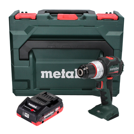 Metabo SB 18 LT BL Perceuse-visseuse à percussion sans fil  75 Nm18 V Brushless + 1x Batterie 4,0 Ah + Coffret MetaBOX - sans chargeur