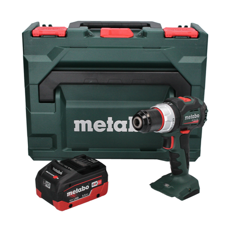 Metabo SB 18 LT BL Perceuse-visseuse à percussion sans fil 75 Nm 18 V Brushless + 1x Batterie 5,5 Ah + Coffret MetaBOX - sans chargeur