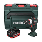 Metabo SB 18 LT BL Cordless Hammer Drill 75 Nm 18V Brushless + 1x Battery 8.0 Ah + MetaBOX Case - without charger
