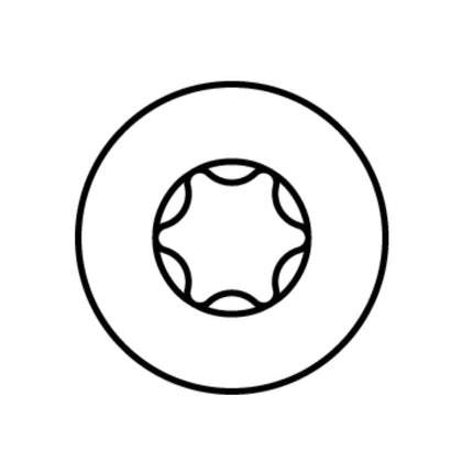 HECO MULTI MONTI plus F Vis d'ancrage, 7,5 x 100mm, Vis à béton, Tête fraisée, T-Drive, Zingué bleu, A2K, 200 pcs. (4x 48517)